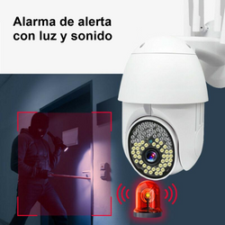 Cámara De Seguridad Exterior Ptz Ip Wifi 1080p V380 Pro Q79