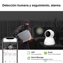 Cámara De Seguridad Wifi Inteligente Motorizada 1080P HD Q9