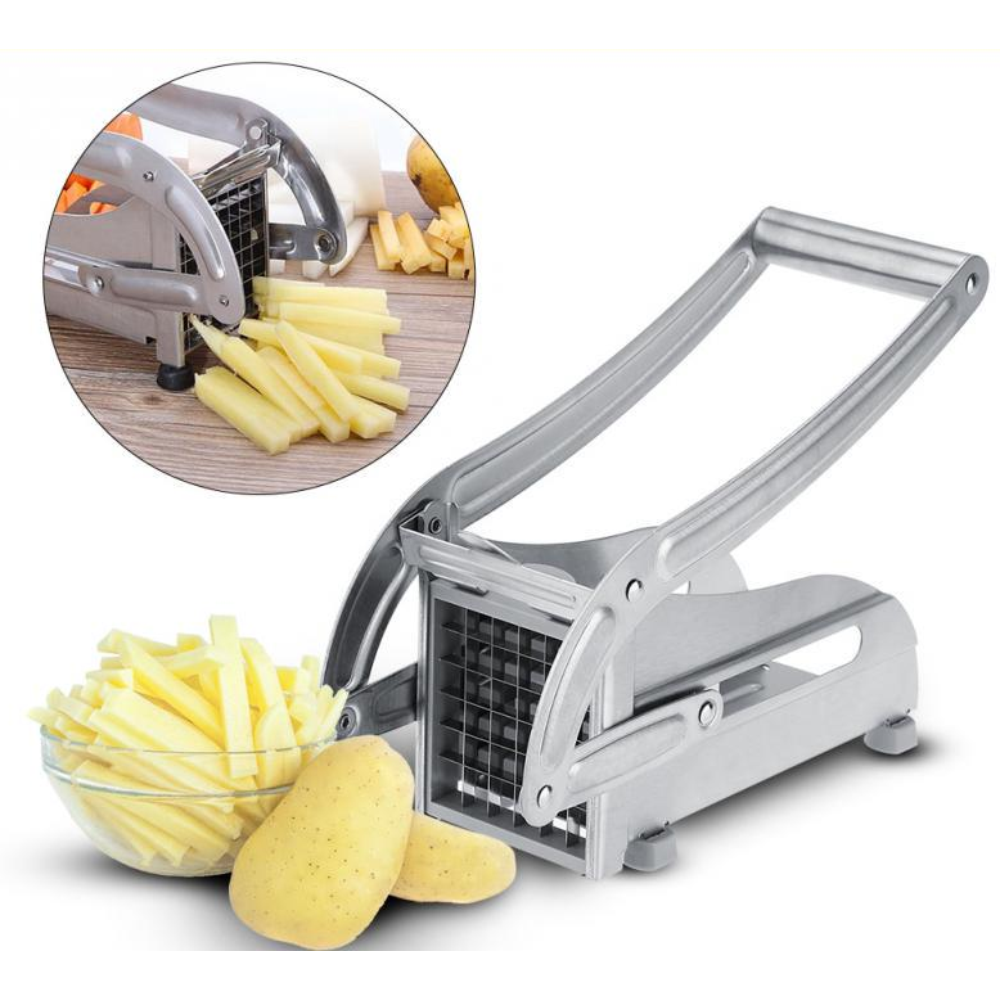 Cortador Manual De Papas Acero Inoxidable Patatas Fritas