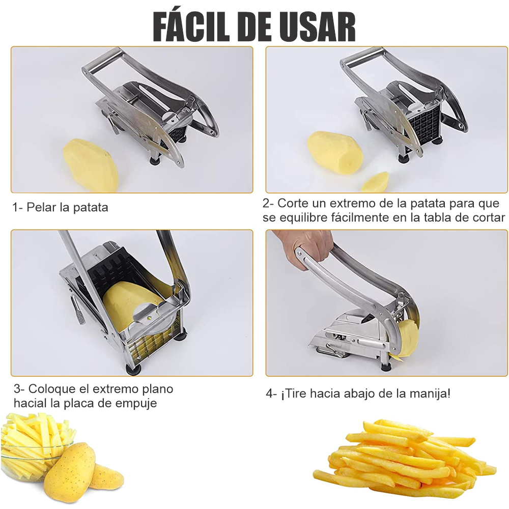 Cortadoras de Patatas Chips Manual