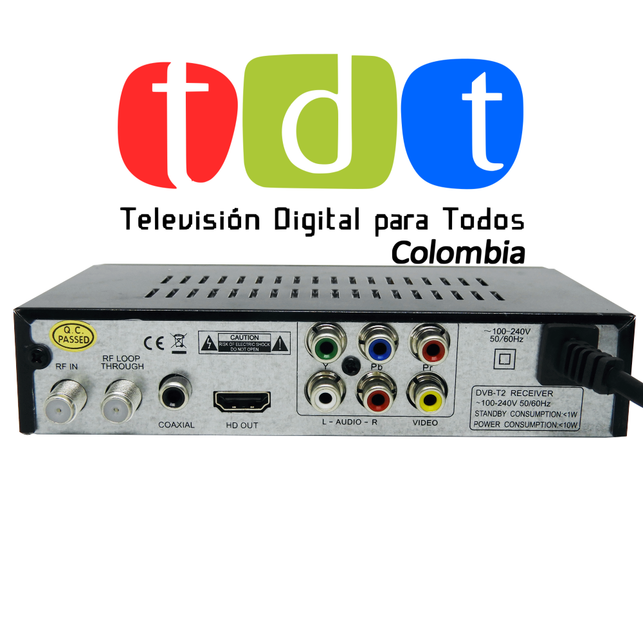 Decodificador digital TDT Myo MY-TDH2020 FULL HD Grabador Sintonizador