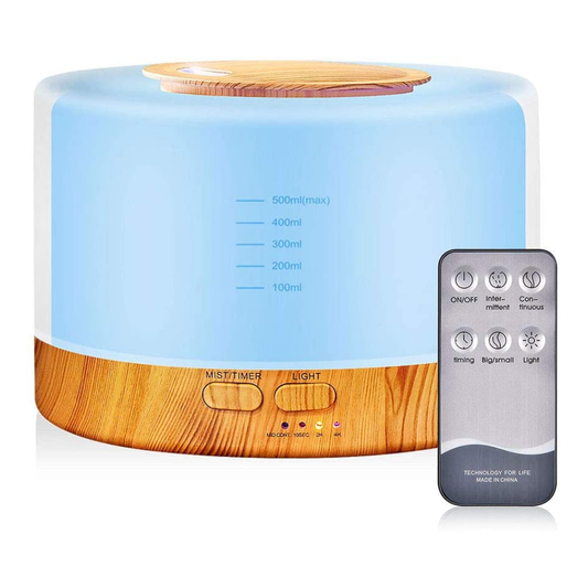Difusor de Aromas Humidificador de aire 500ml KP-1780 LED