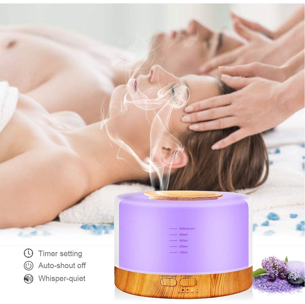 Difusor de Aromas Humidificador de aire 500ml KP-1780 LED