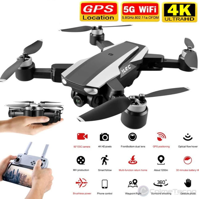Drone Profesional Plegable Gps Dual Cámara 4k Wifi 5g S105 – COLMETECNO