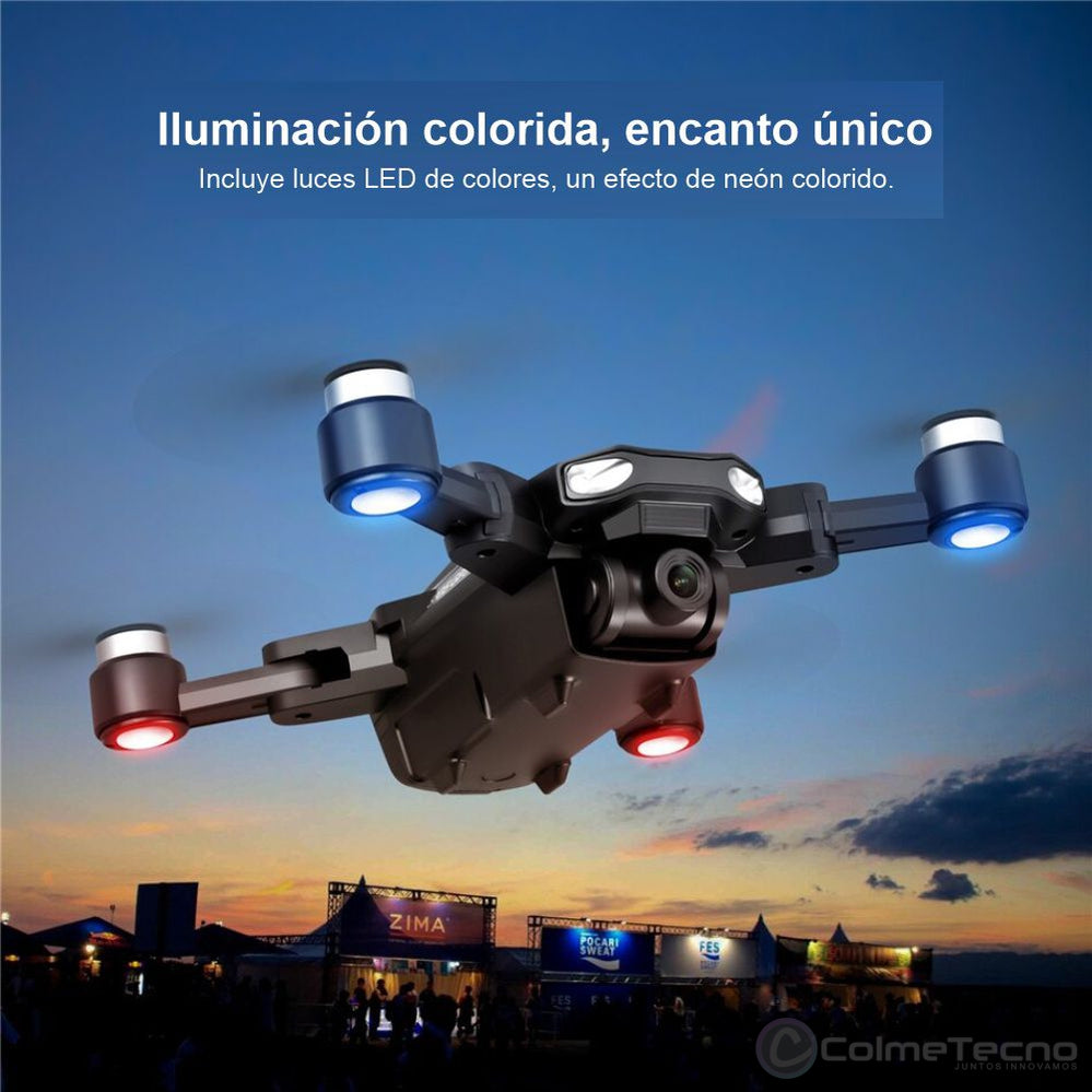 Drone Profesional Plegable Gps Dual Cámara 4k Wifi 5g S105 – COLMETECNO