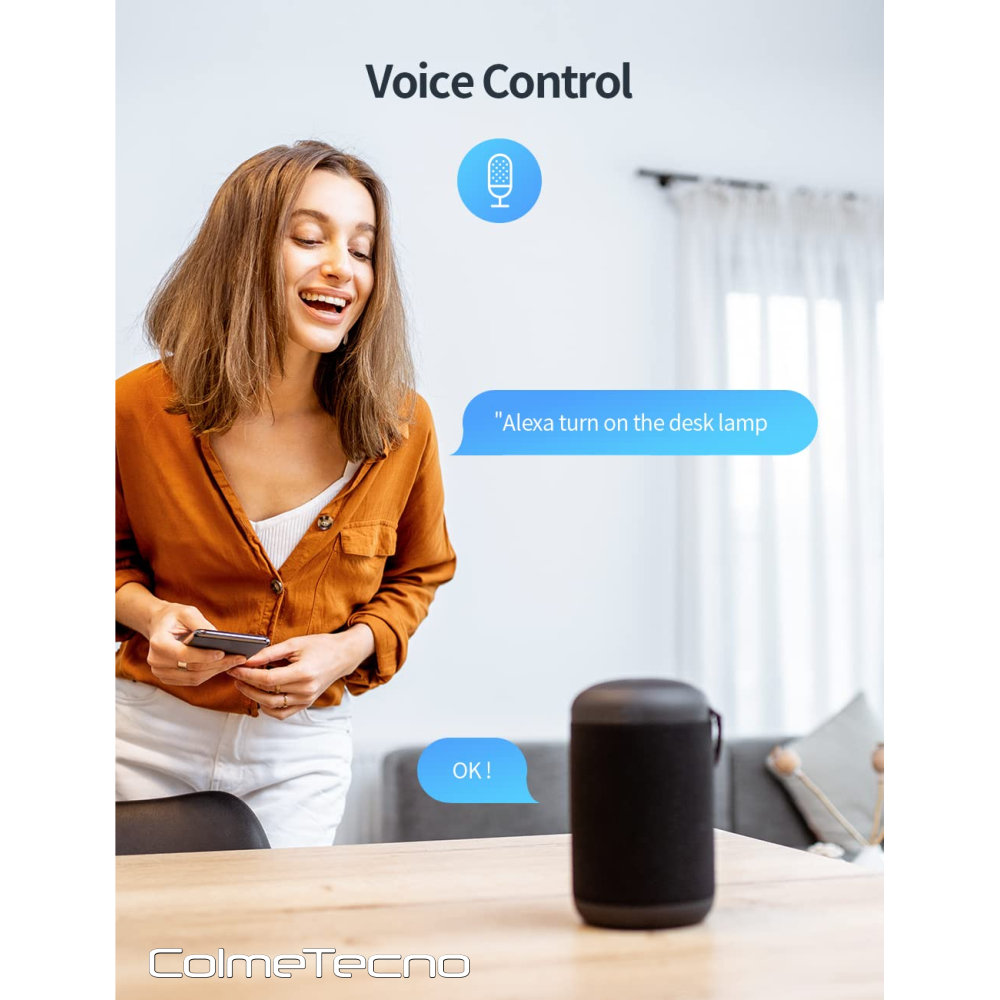 Bombillo LED Inteligente Mando de Voz Alexa Google Asistente GENERICO