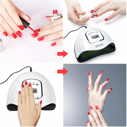 Lampara De Uñas SUN X5 Max 120W LED UV Profesional Manicura