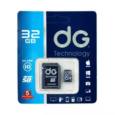 Memoria Micro SD 8, 16, 32Gb Marca DG Clase 10 + Adaptador Original