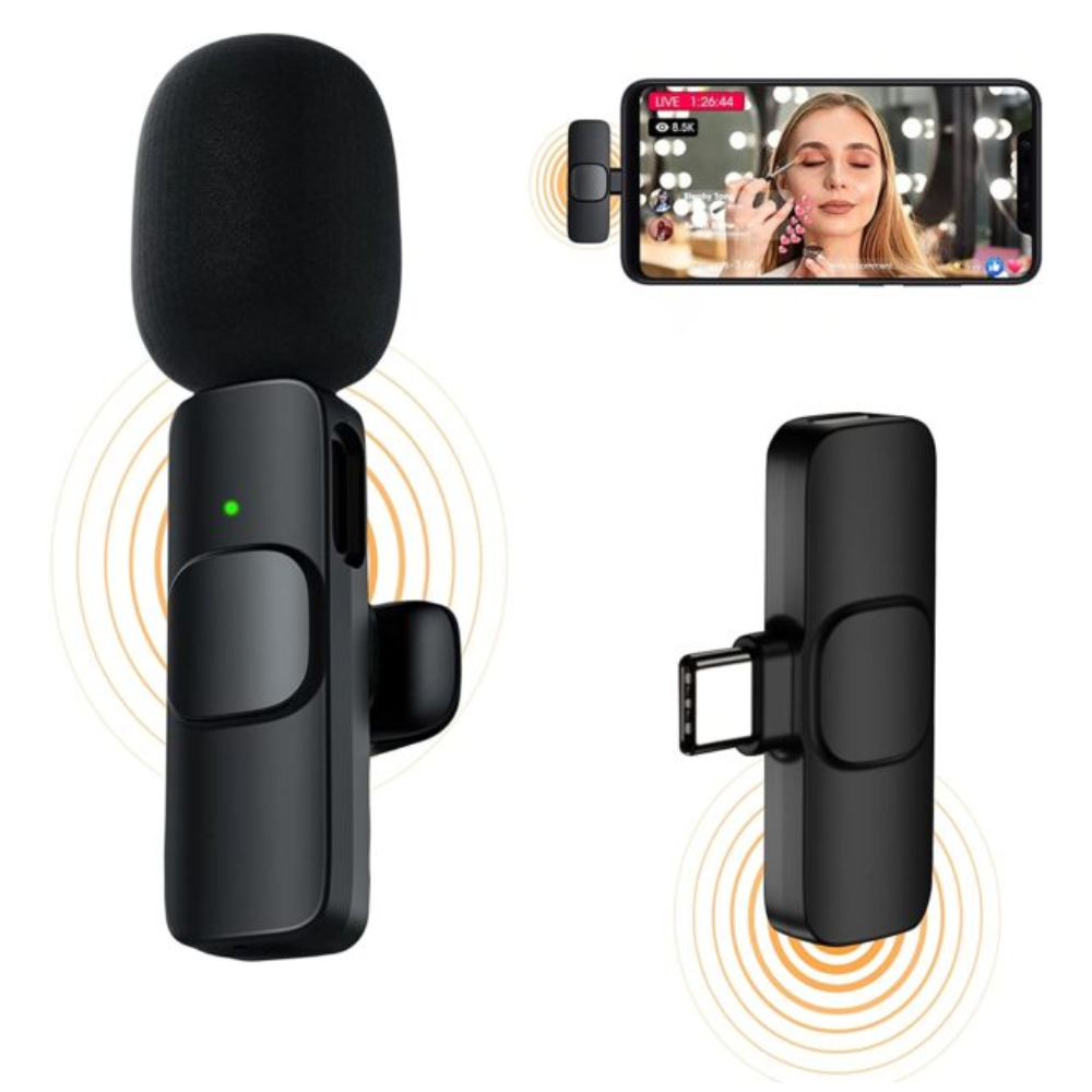Micrófono de solapa inalámbrico para Cámara y Smartphone - WFM12 – Inresagt