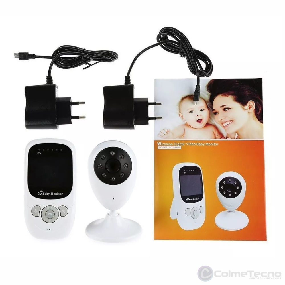Babycam Monitor De Bebé, Cámara De Seguridad Visión Noct y Zoom