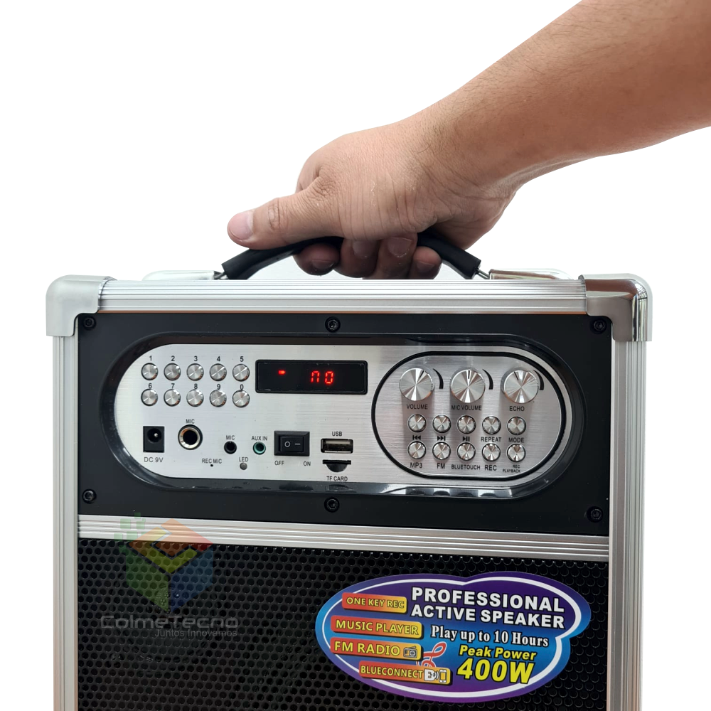 Parlante Portátil Profesional Sonivox 400w Bluetooth VS-1455