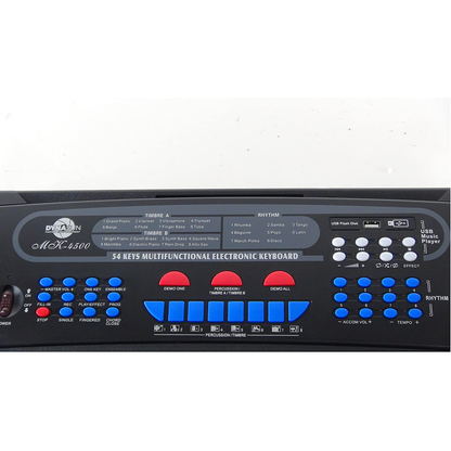 Teclado Electrónico Organeta Piano 54 Teclas MK-4500 USB