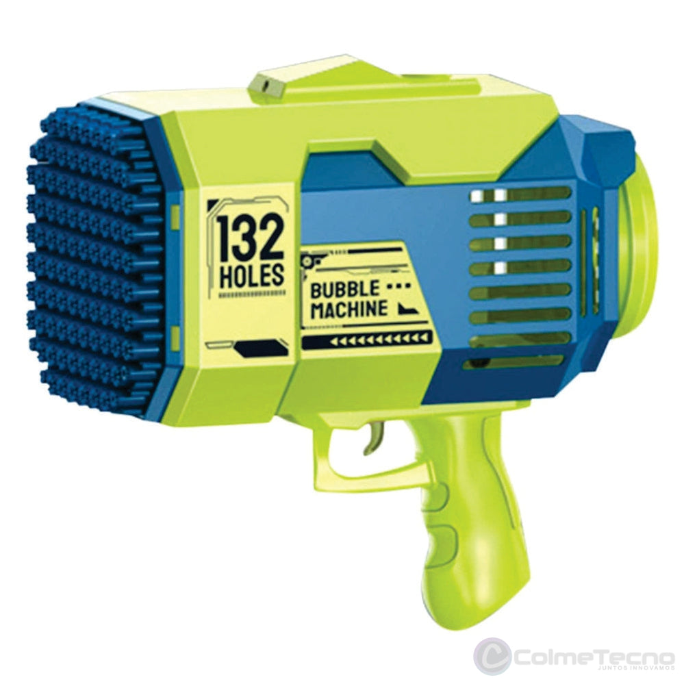 Pistola De Juguete Para Niños Maquina De Burbujas 132holes