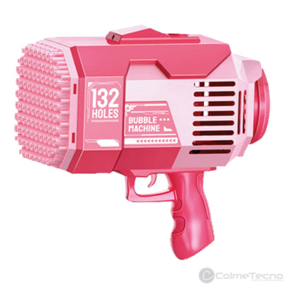 Pistola De Juguete Para Niños Maquina De Burbujas 132holes