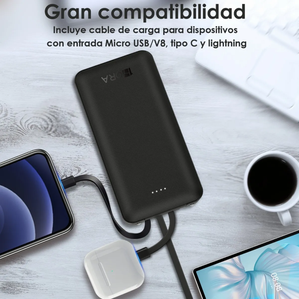 1Hora Power Bank Batería Portátil 20.000mah Real GAR159