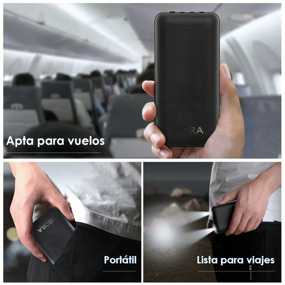 1Hora Power Bank Batería Portátil 20.000mah Real GAR159