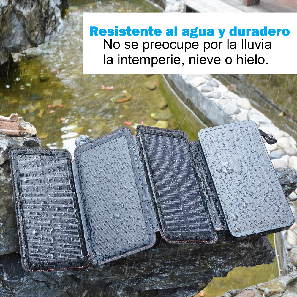Power Bank Solar Cargador De Batería Portátil 20000mah 2 USB