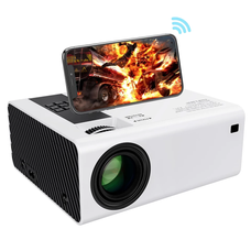 Proyector LED Video Beam 2000 Lm HD 1080P Wifi CastScreen Y6