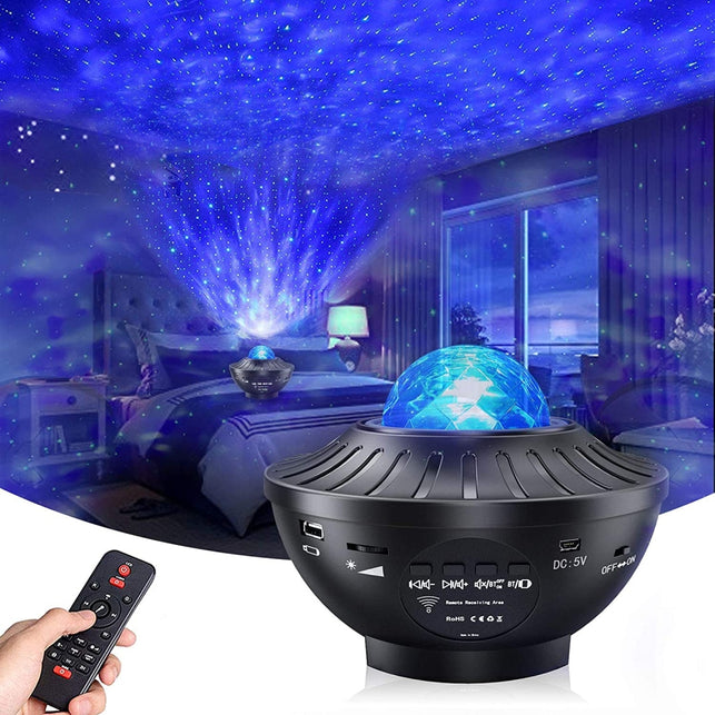 Proyector De Luz LED Galaxia Nebulosa Parlante Bluetooth USB – COLMETECNO