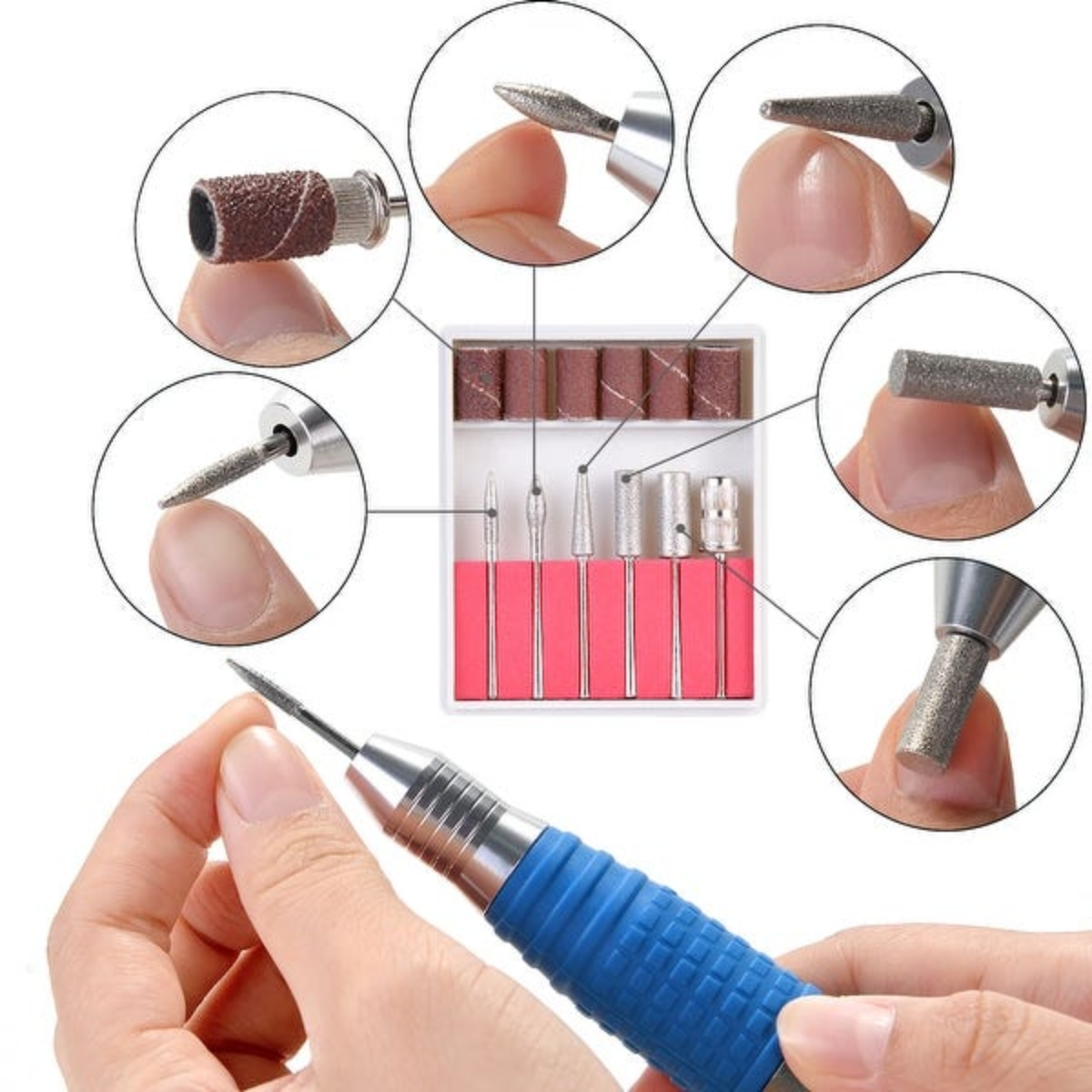 Pulidor De Uñas Portátil Kit Profesional Nail Drill TGR-108