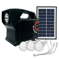 Radio Portátil Multifuncional BT Kit Solar 3 LED Sonivox VS-R2385