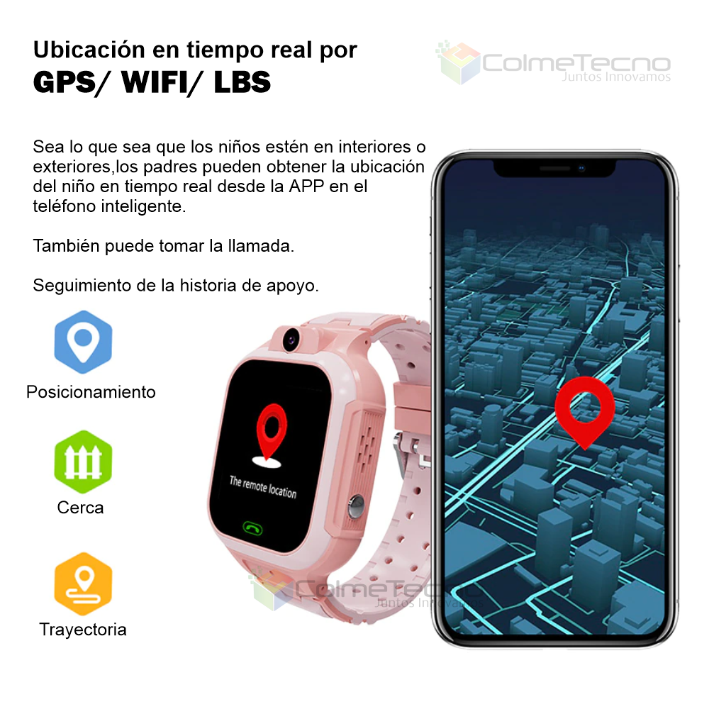 Smartwatch 4G Para Niños Gps Video Llamada T20 Homologado – COLMETECNO