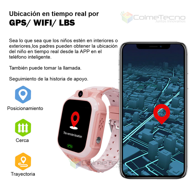 Smartwatch 4G Para Niños Gps Video Llamada T20 Homologado Rosa