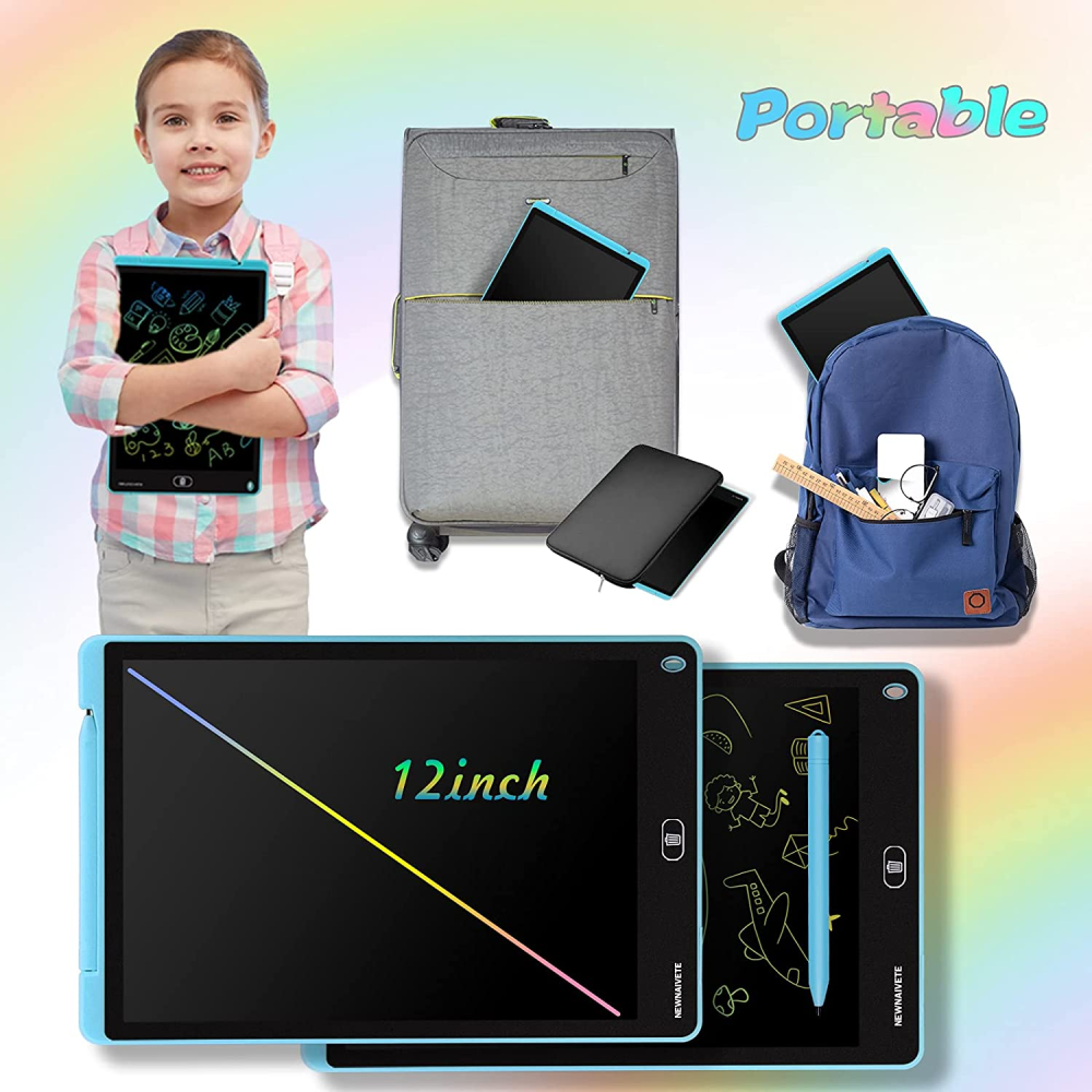 Tableta De Dibujo Electrónica Tableta Mágica Pantalla LCD 12"