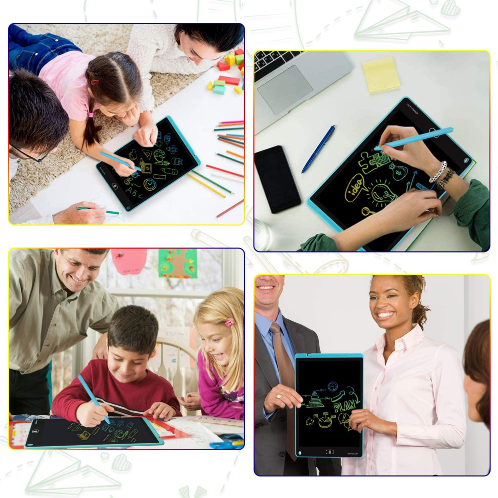 Tableta De Dibujo Electrónica Tableta Mágica Pantalla LCD 12"