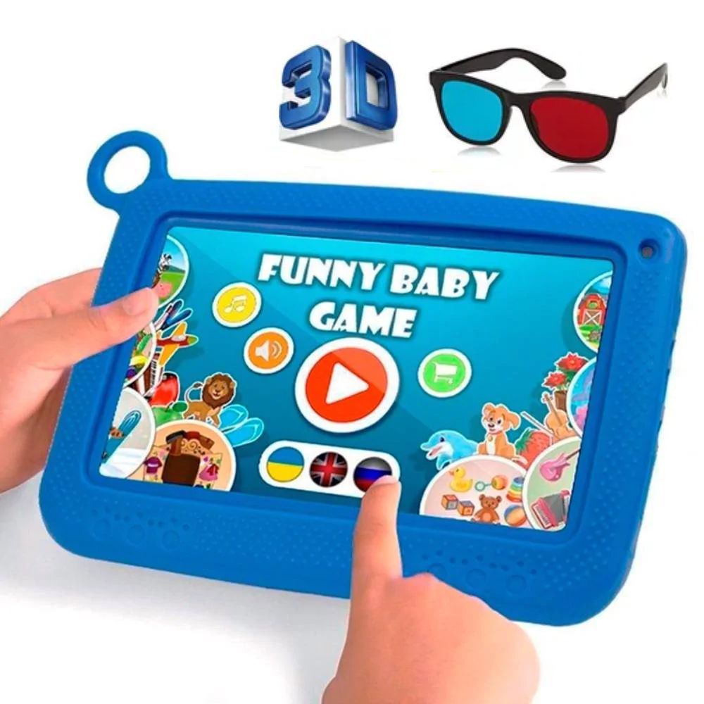 Tablet Para Niños 7 Pulgadas 3d Bt Wifi 16gb Rom Android 10