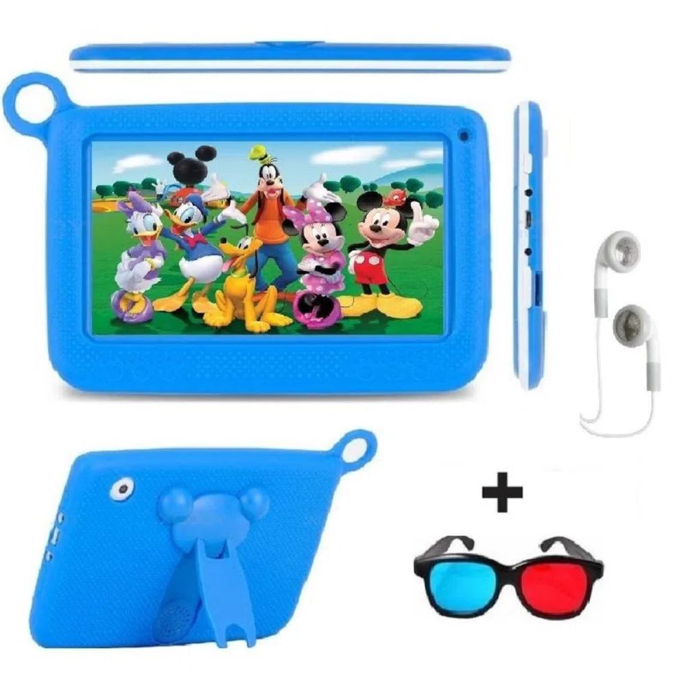 Tablet Para Niños 7 Pulgadas 3d Bt Wifi 16gb Rom Android 10