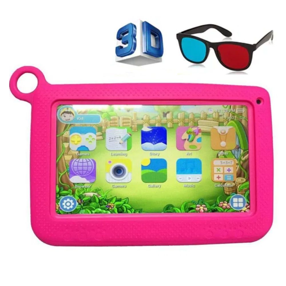 Tablet Para Niños 7 Pulgadas 3d Bt Wifi 16gb Rom Android 10