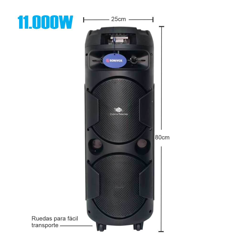 Parlante Profesional Torre De Sonido Bluetooth Sonivox Vs-SS2590