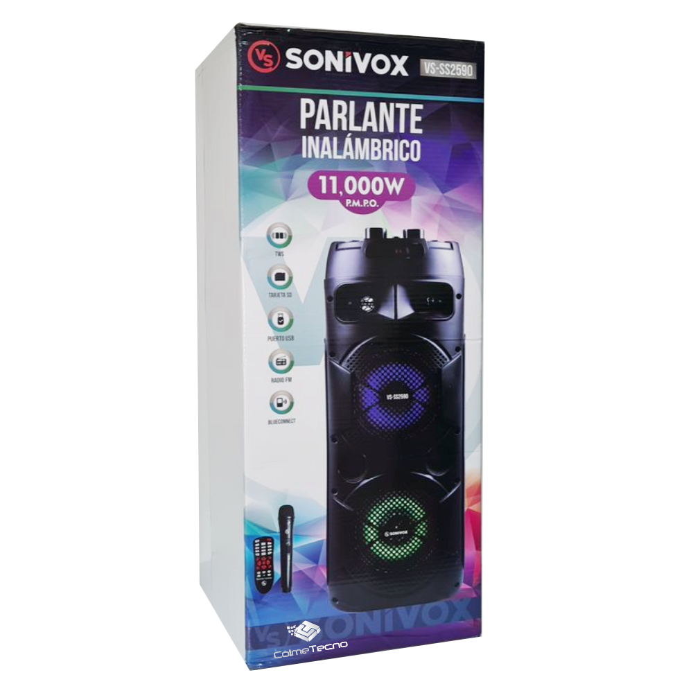 Parlante Profesional Torre De Sonido Bluetooth Sonivox Vs-SS2590