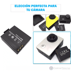 Batería Para Cámara Deportiva Tipo Gopro 3.7 V 900mah