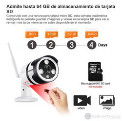 Cámara De Seguridad Exterior e Interior IP Wifi 1080P V380 PRO K2