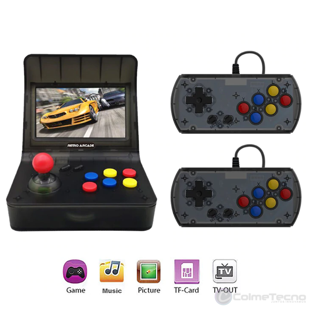 Consola de Juegos PSP X12 PLUS de 7 Emulador de Juegos 16Gb – COLMETECNO