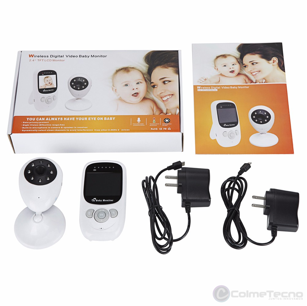 Babycam Monitor De Bebé, Cámara De Seguridad Visión Noct y Zoom