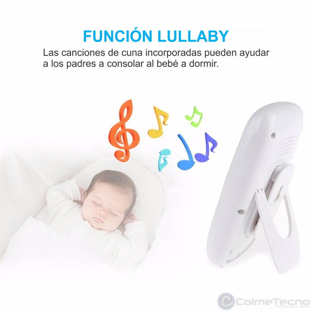 Babycam Monitor De Bebé, Cámara De Seguridad Visión Noct y Zoom