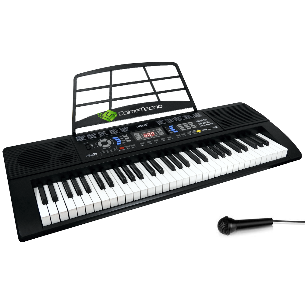 Organeta Piano Electrónico 61 Teclas USB 128 Tonos MLS-6639