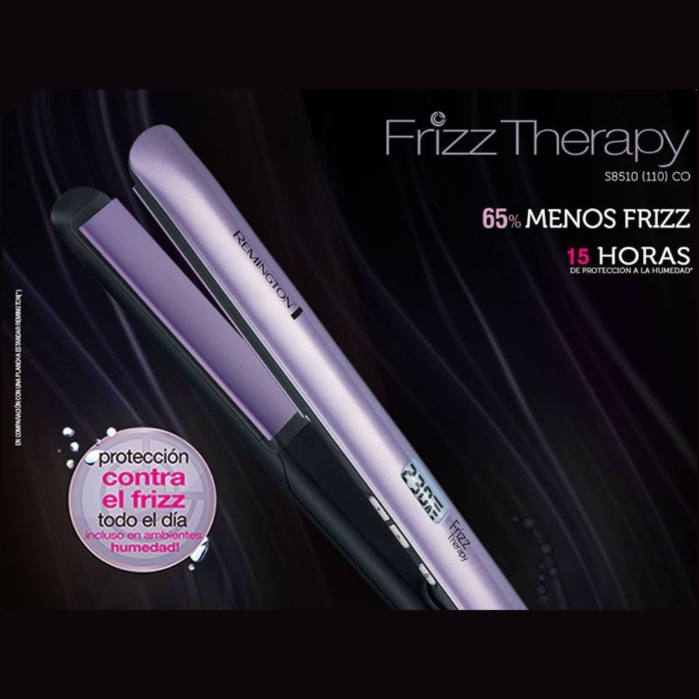 Plancha digital remington discount frizz therapy s8510