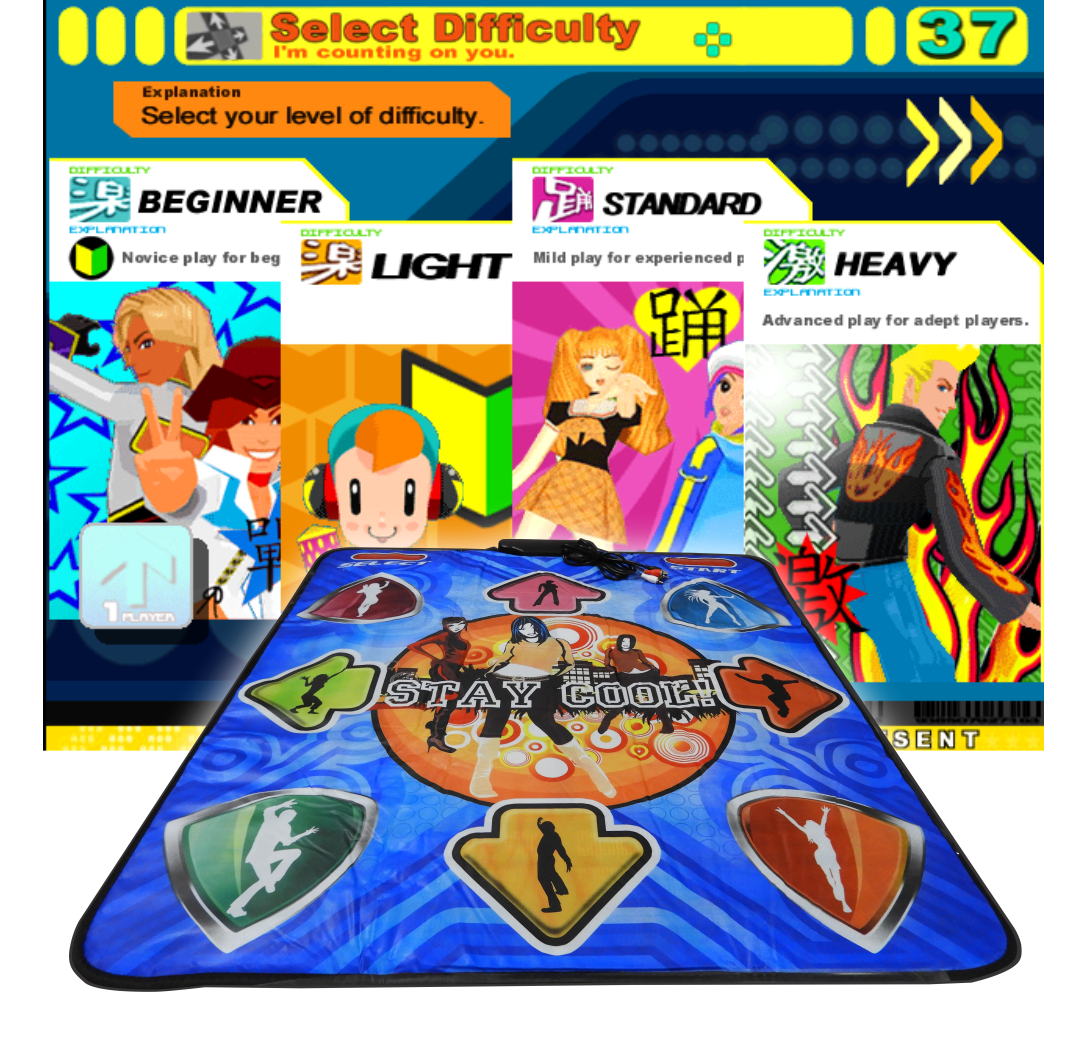 Tapete De Baile Stepmania 2021 Coilmix Ejercicio En Casa, Tv - Pc